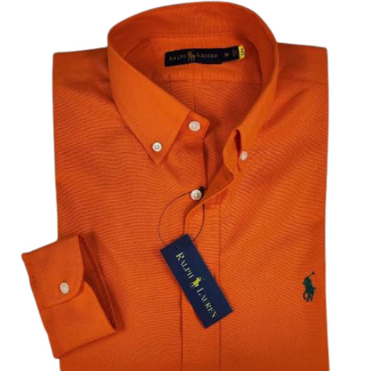 Camisa para Hombre manga larga Polo Ralph Lauren Naranja