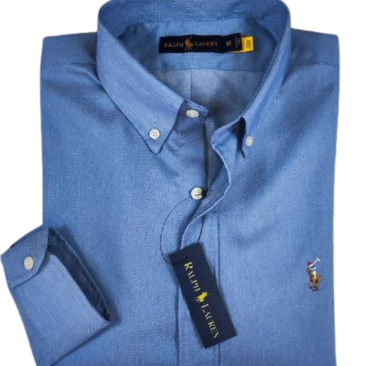 Camisa para Hombre manga larga Polo Ralph Lauren Azul Oscuro