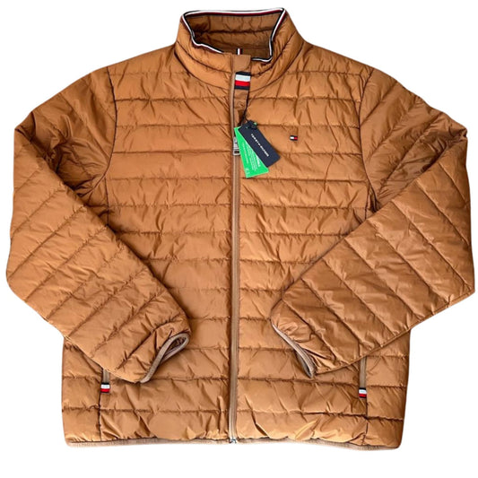 Chaqueta Tommy Hilfiger Zip Fly Impermeable Camel