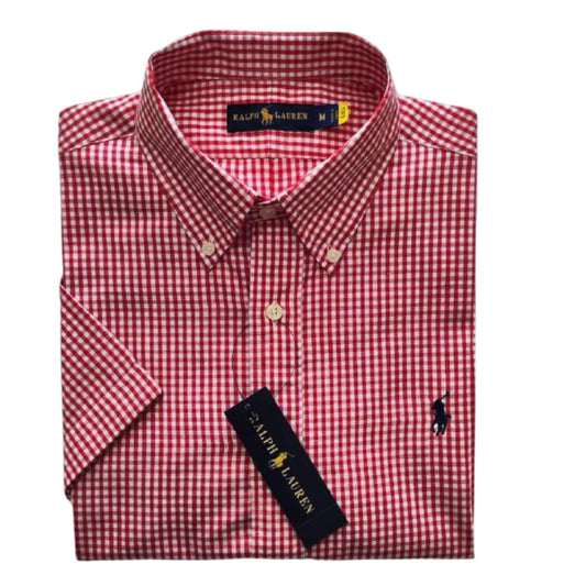 Camisa manga corta Polo Ralph Lauren Cuadros Rojos