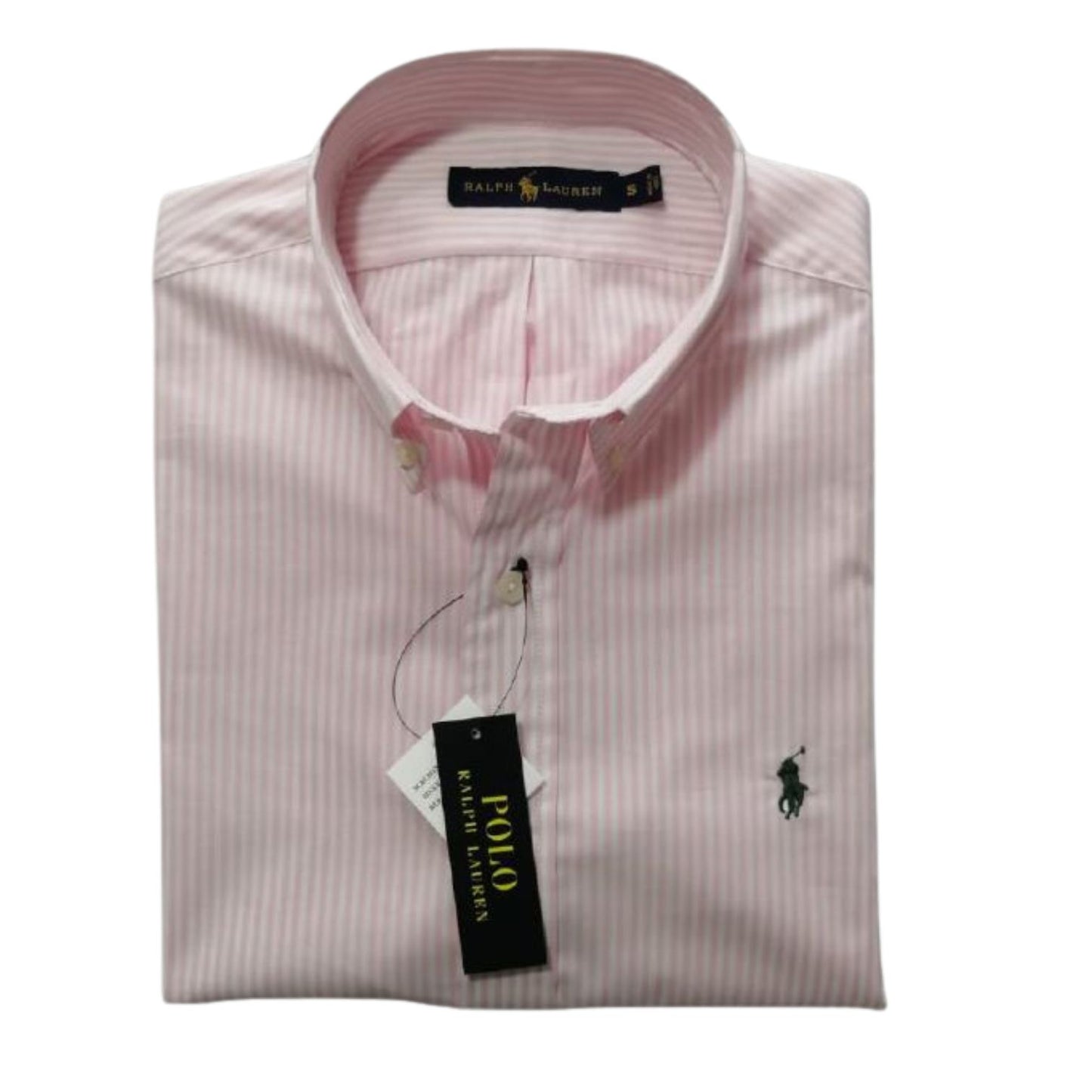 Camisa manga corta Polo Ralph Lauren Rayas Rosadas