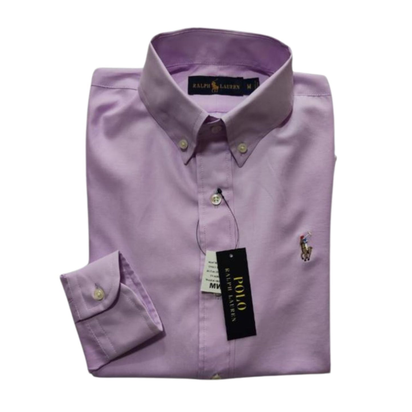 Camisa para Mujer manga larga Polo Ralph Lauren Rosa Claro