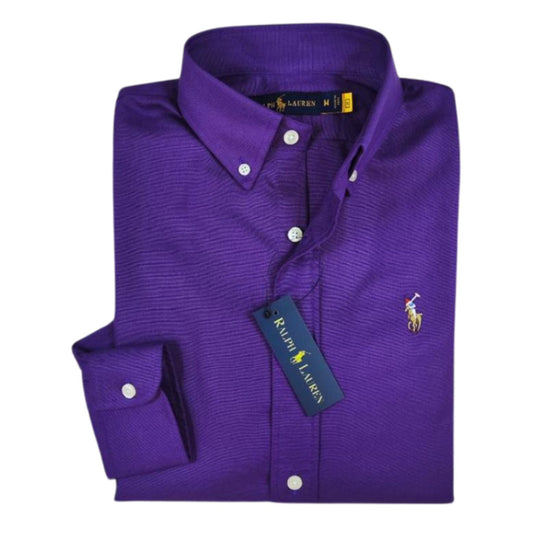 Camisa para Mujer manga larga Polo Ralph Lauren Morado