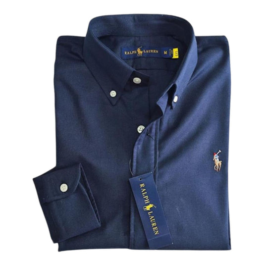 Camisa para Mujer manga larga Polo Ralph Lauren Azul Oscuro