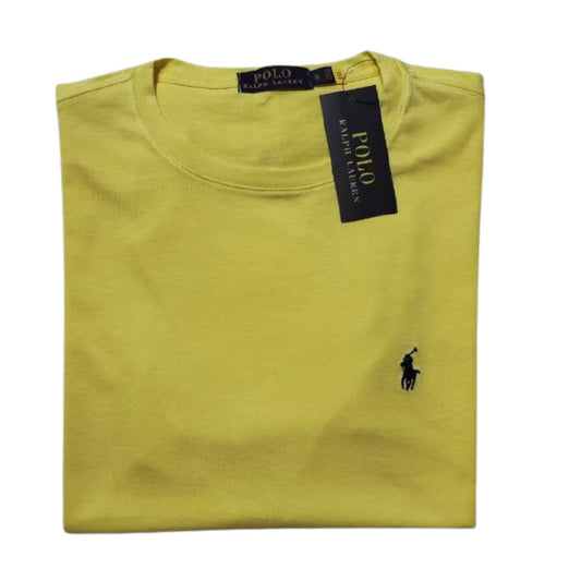 Camiseta T - Shirt cuello redondo manga corta Amarilla Ralph Lauren
