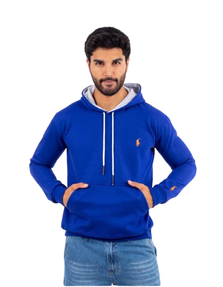 Hoodie de algodón Polo Ralph Lauren Azul Rey