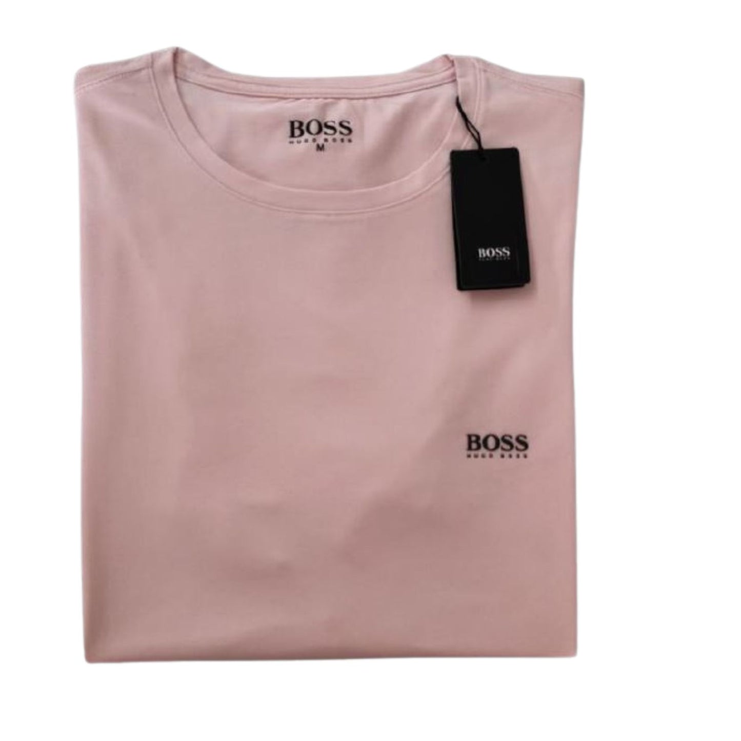 Camiseta T- Shirt cuello redondo manga corta color Rosa Hugo Boss