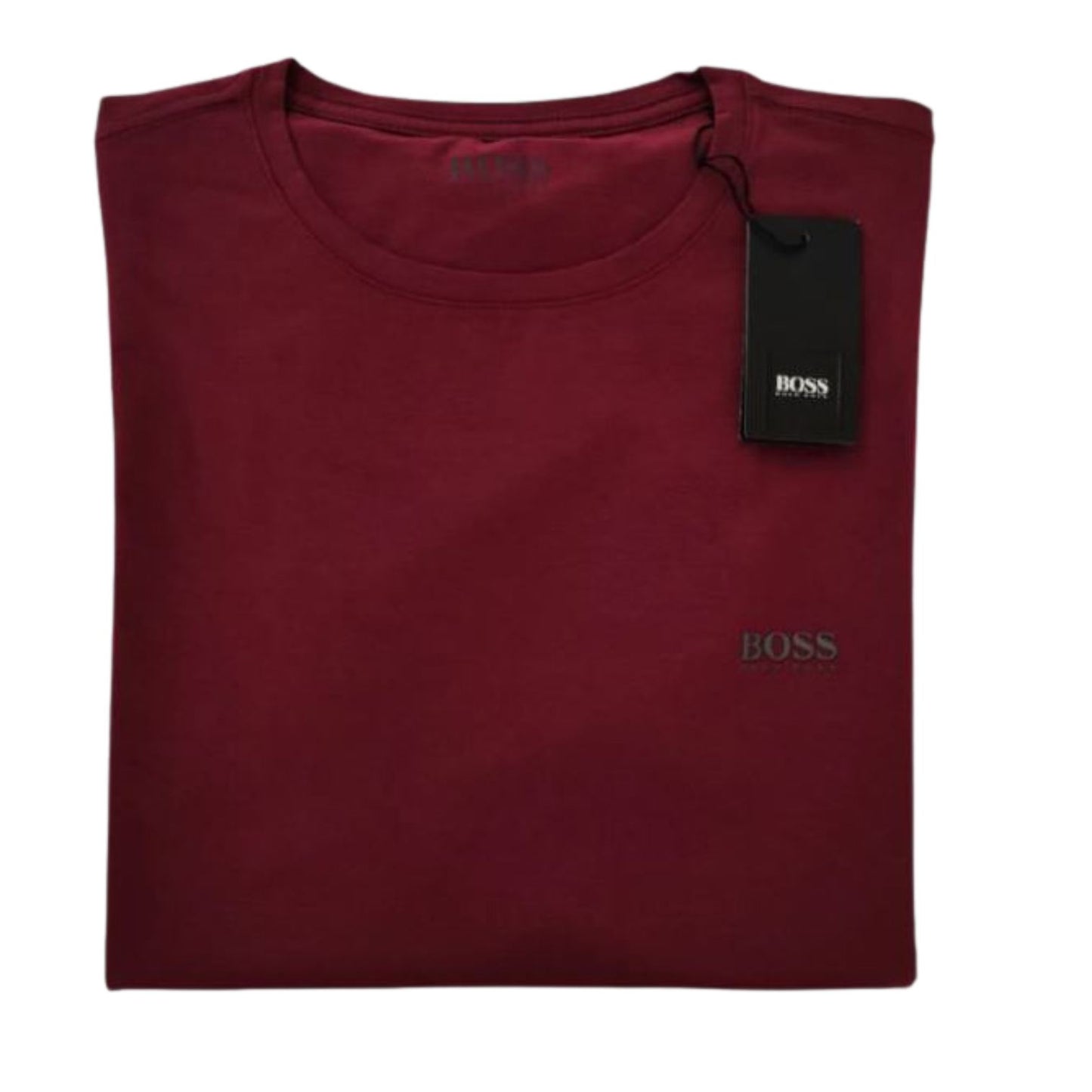 Camiseta T- Shirt cuello redondo manga corta color Vino Hugo Boss