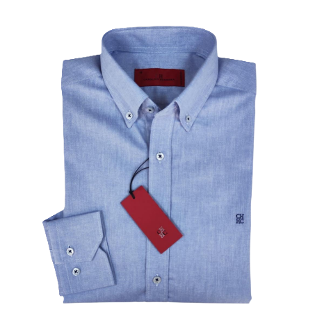 Camisa manga larga Carolina Herrera Azul