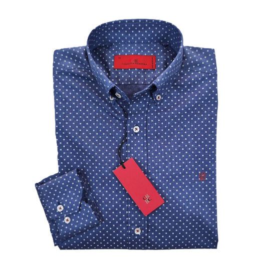 Camisa manga larga de Puntos Carolina Herrera Azul