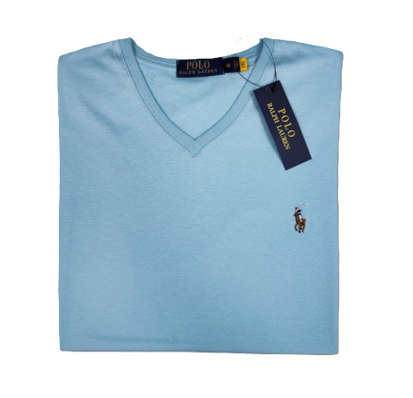 Camiseta Cuello V Manga Corta Ralph Lauren