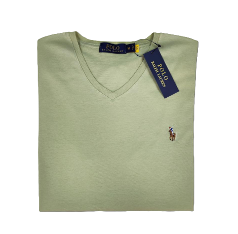 Camiseta Cuello V Manga Corta Ralph Lauren