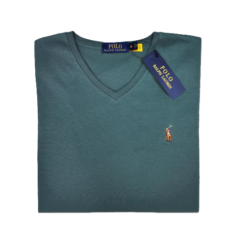 Camiseta Cuello V Manga Corta Ralph Lauren