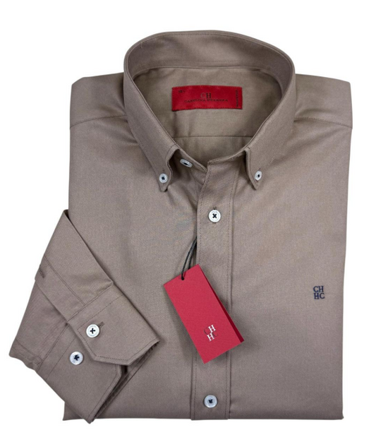 Camisa manga larga Carolina Herrera Marrón