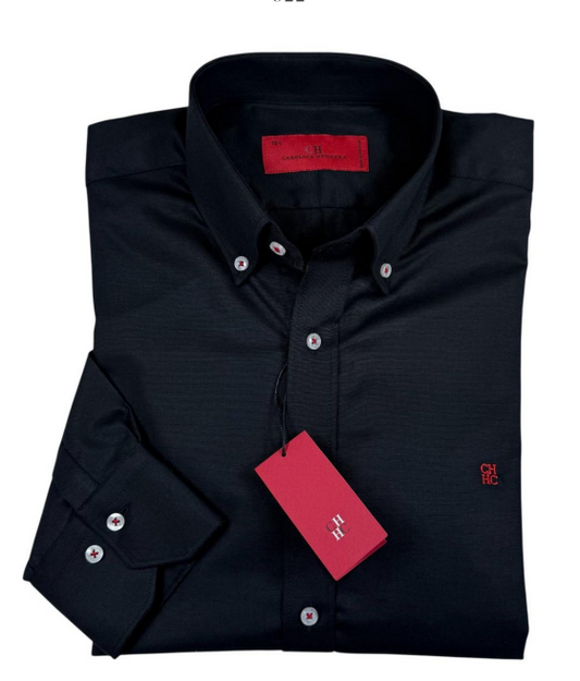 Camisa manga larga Carolina Herrera Negra