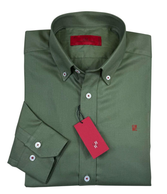 Camisa manga larga Carolina Herrera Verde