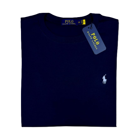 Camiseta T - Shirt cuello redondo manga corta Azul Navy Ralph Lauren