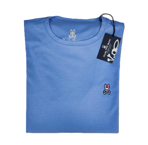 Camiseta T - Shirt cuello redondo manga corta Celeste Psycho Bunny