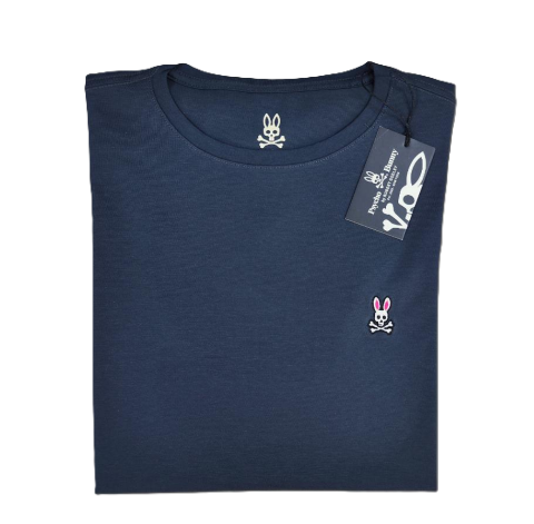 Camiseta T - Shirt cuello redondo manga corta Gris Oscuro Psycho Bunny