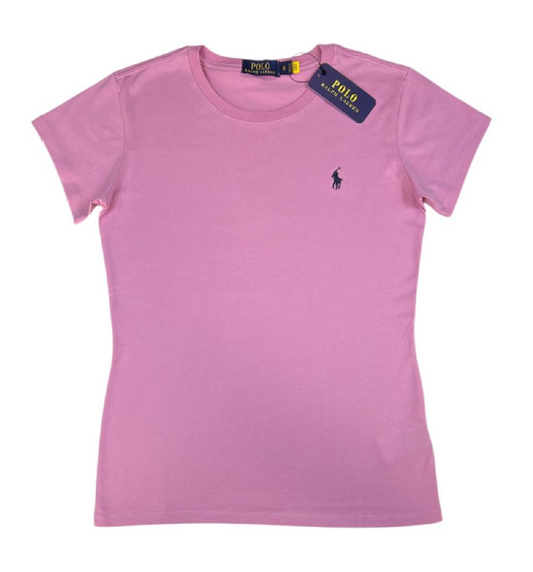 Camiseta T - Shirt Mujer cuello redondo manga corta Palo Rosa
