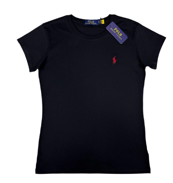 Camiseta T - Shirt Mujer cuello redondo manga corta Negro
