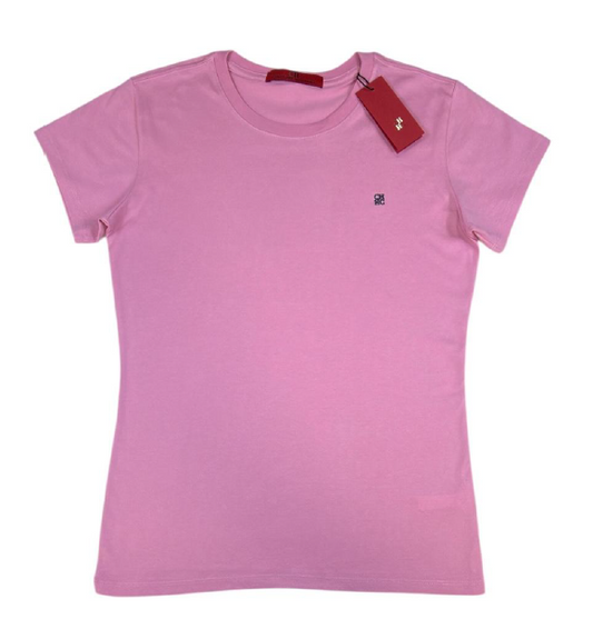 Camiseta T - Shirt Mujer cuello redondo manga corta Palo Rosa CH