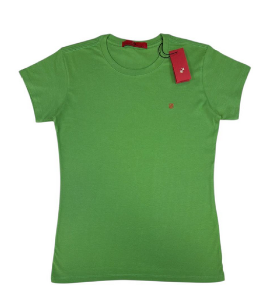 Camiseta T - Shirt Mujer cuello redondo manga corta Verde CH