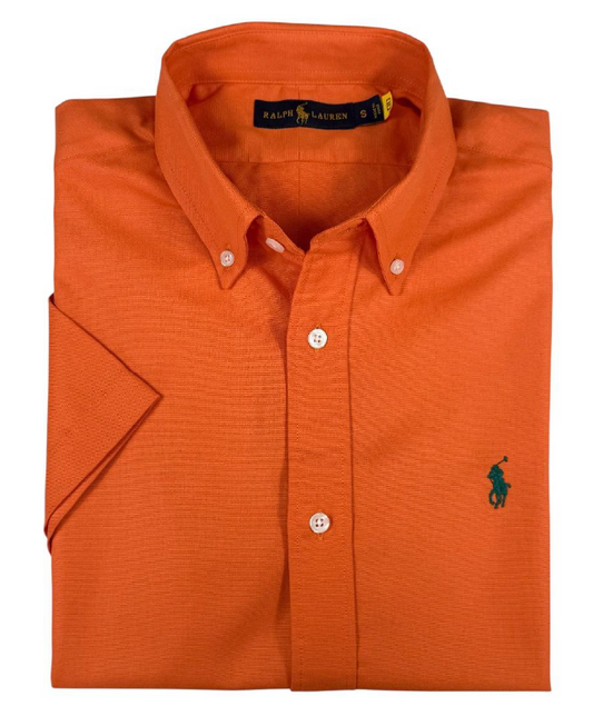 Camisa manga corta Polo Ralph Naranja