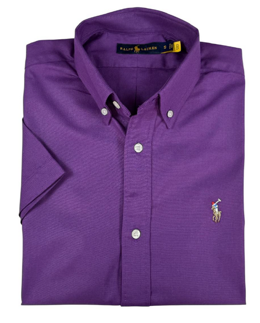 Camisa manga corta Polo Ralph Púrpura