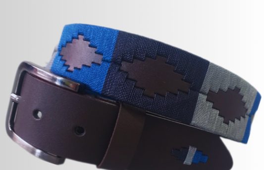 Cinturón en cuero con diseño en hilo encerado Trigger