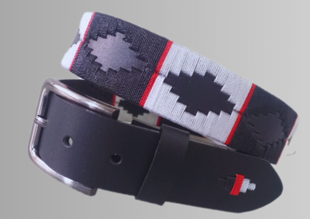 Cinturón en cuero con diseño en hilo encerado Guardian