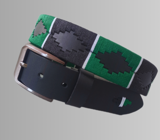 Cinturón en cuero con diseño en hilo encerado Faraon