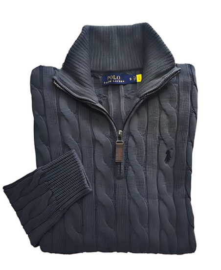 Saco Polo Ralph Lauren hilo algodón trenzado Gris