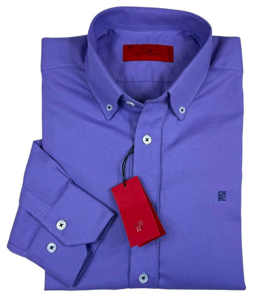 Camisa manga larga Carolina Herrera Morada