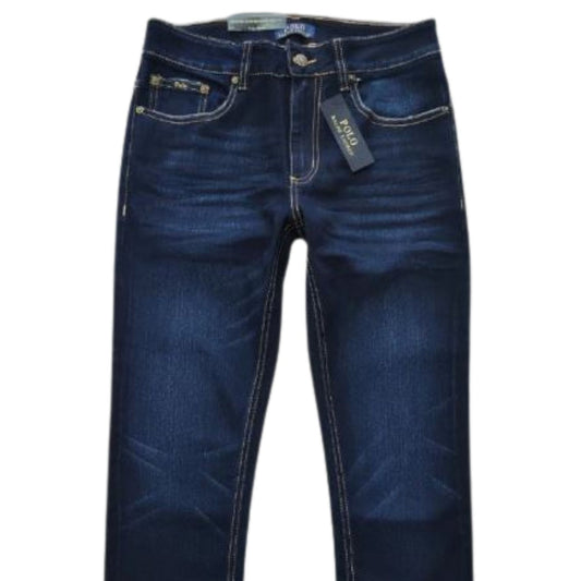 Pantalón jean slim fit stretch Ralph Lauren Azul Oscuro