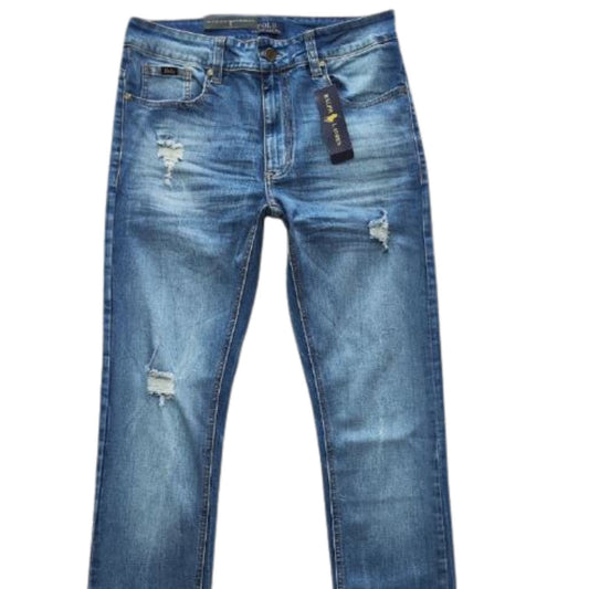 Pantalón jean slim fit stretch Ralph Lauren Azul Claro