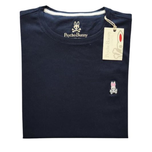 Camiseta T - Shirt cuello redondo manga corta Navy Psyco Bunny