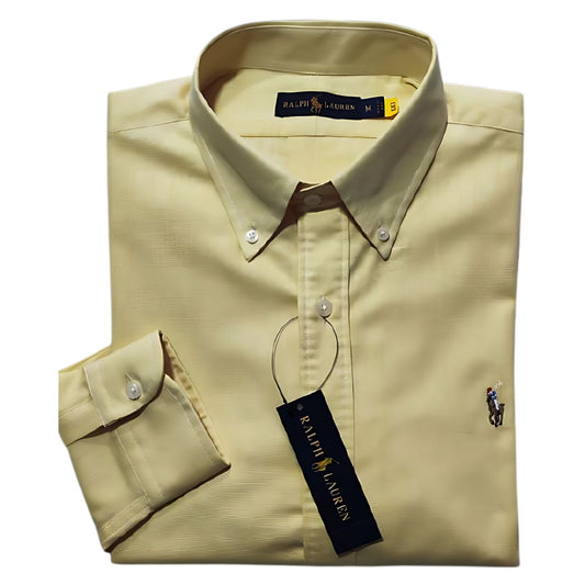 Camisa manga larga Amarilla Polo Ralph Lauren