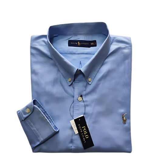 Camisa para Hombre manga larga Polo Ralph Lauren Azul Cielo