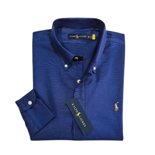 Camisa para Hombre manga larga Polo Ralph Lauren Azul Oscuro