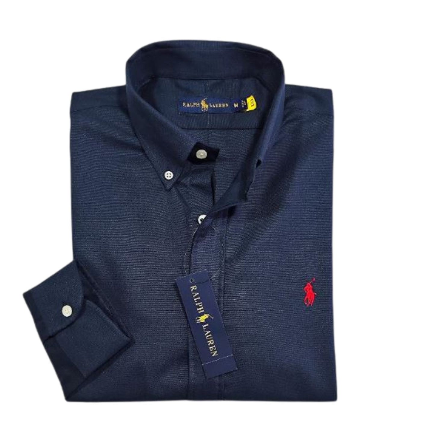 Camisa para Hombre manga larga Polo Ralph Lauren Azul Petroleo