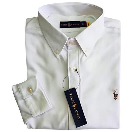 Camisa para Hombre manga larga Polo Ralph Lauren Blanca