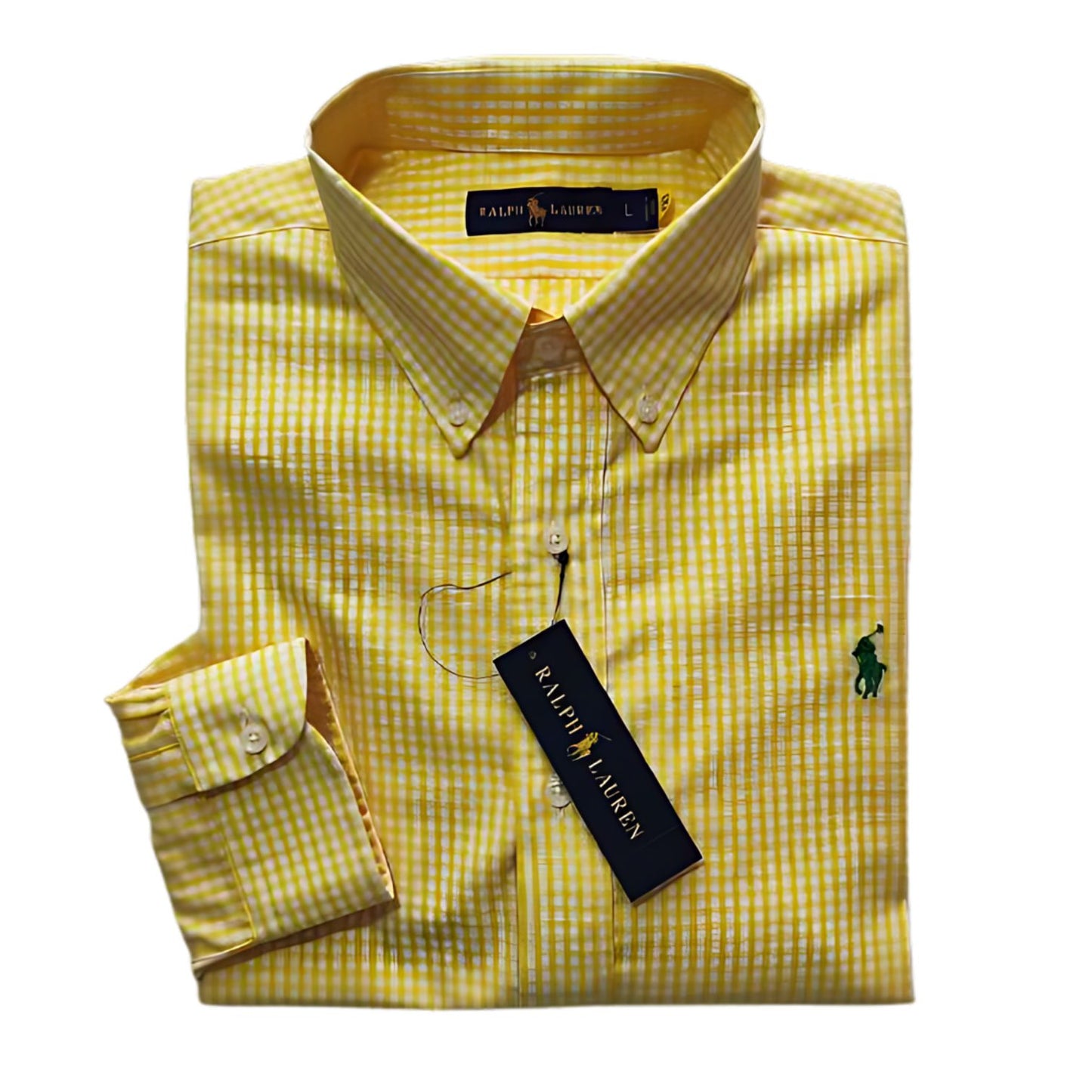 Camisa para Hombre manga larga Polo Ralph Lauren Cuadros Amarillos