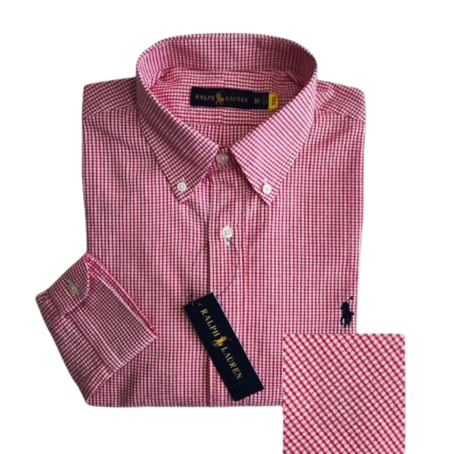 Camisa para Hombre manga larga Polo Ralph Lauren Cuadros Rojos