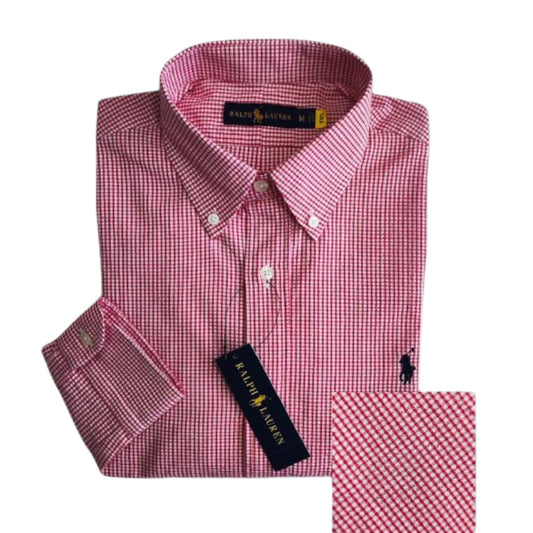 Camisa para Hombre manga larga Polo Ralph Lauren Cuadros Rojos