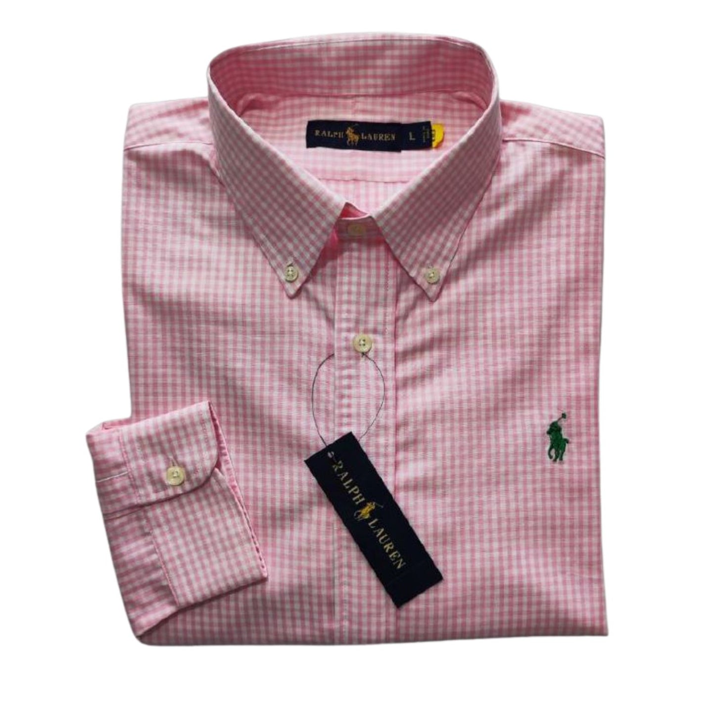 Camisa para Hombre manga larga Polo Ralph Lauren Cuadros Rosados