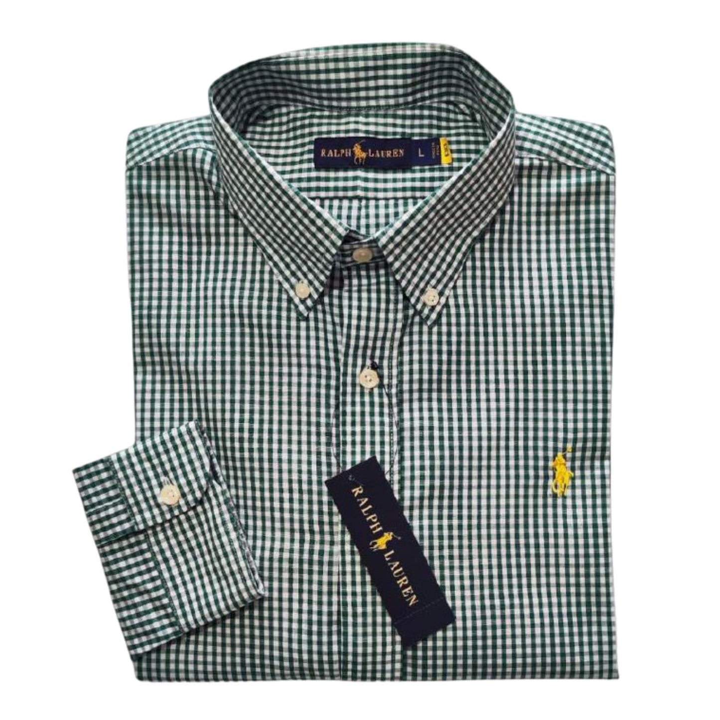 Camisa para Hombre manga larga Polo Ralph Lauren Cuadros Verdes