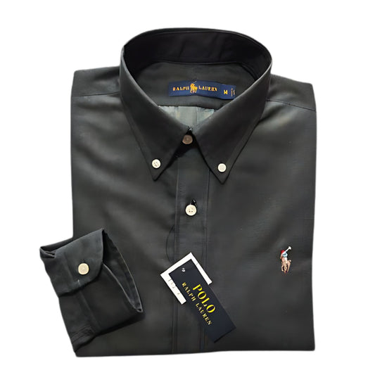 Camisa para Hombre manga larga Polo Ralph Lauren Gris