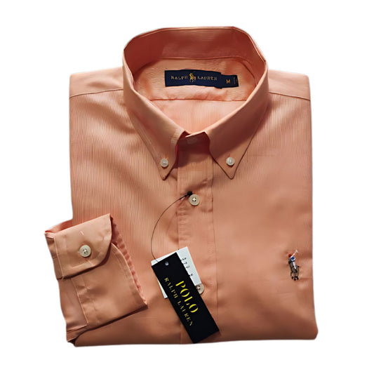 Camisa para Hombre manga larga Polo Ralph Lauren Naranja