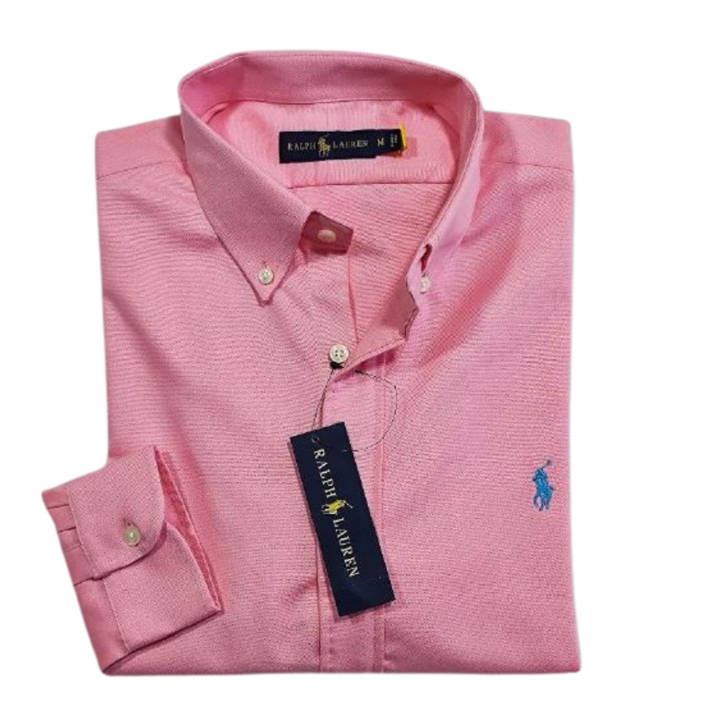 Camisa para Hombre manga larga Polo Ralph Lauren Rosa Intenso
